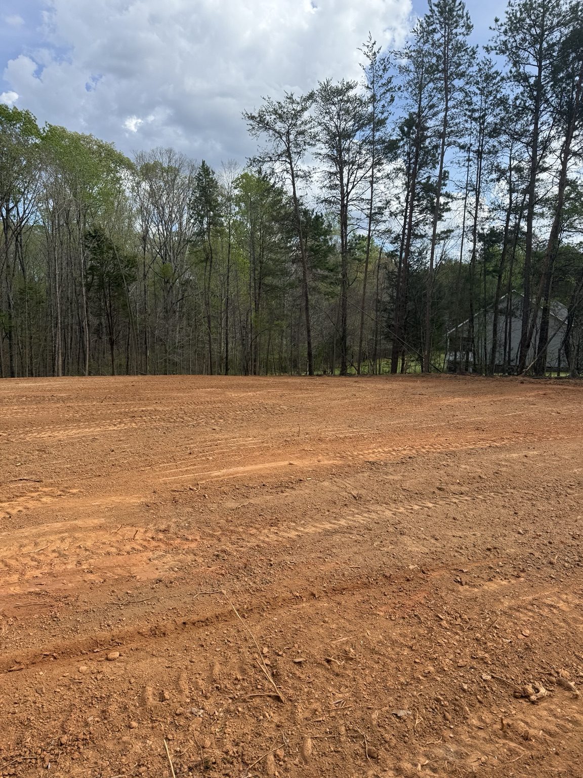 Property after land clearing
